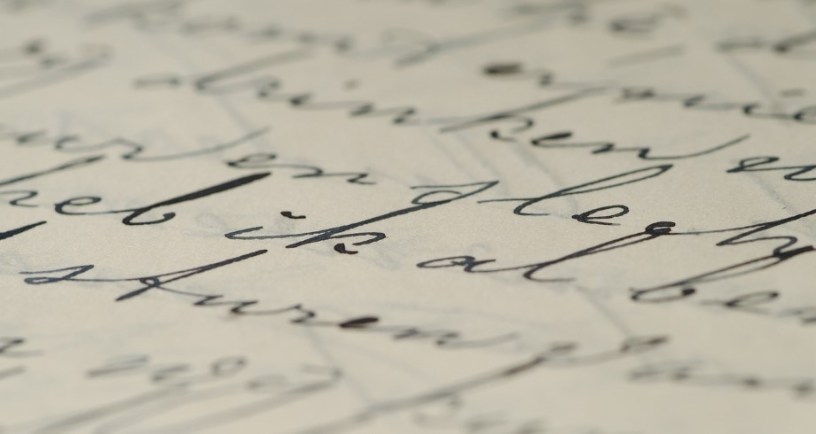 Letter stock image to illustrate letter to the romans by avellina balestri