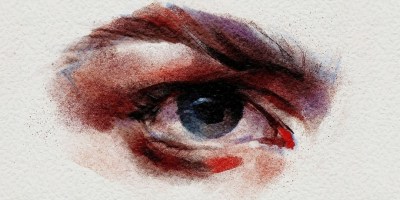 Painting of a woman's eye. https://unsplash.com/photos/a-watercolor-painting-of-a-womans-eye-5ytbbjqM4js