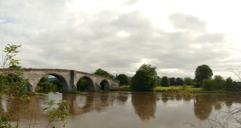 Picture of Stirling Bridge, Stirling, Scotland, by Gabriel Connor Salter. Image as illustration for Louis Littlefair poem "The Plain of Stirling"