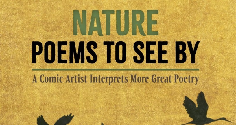 Cover for Nature Poems to See By compiled and illustrationed by Julian Peters Plough Publishing House 2026
