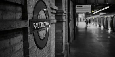 Photo of Paddington Station sign, used as illustration for short story "The Peruvian Candidate." https://www.pexels.com/photo/beige-concrete-building-3058859/